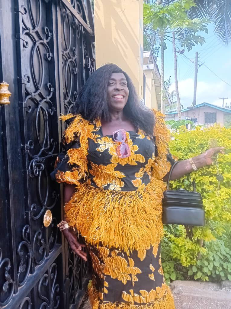 Juliana in Golden Traditional Dress